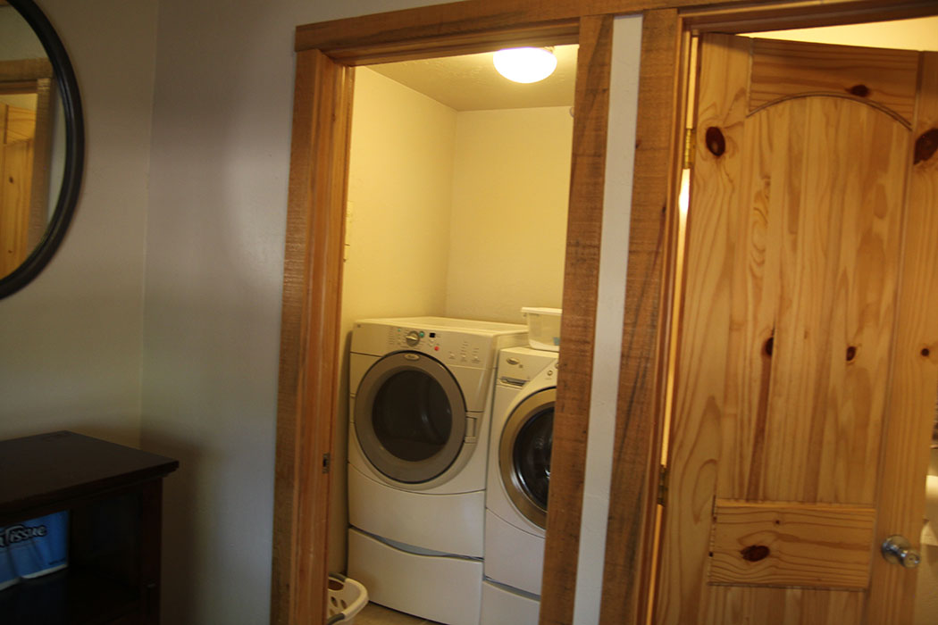 Washer and dryer for you use.